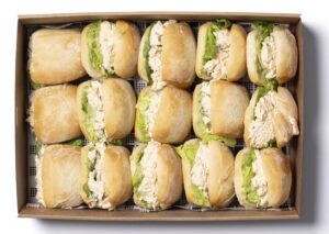 Shredded Spiced Chicken Ciabatta Roll