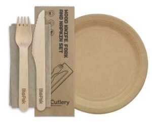 Biopak Cutlery, Napkins & Plates