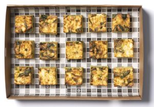 Pumpkin, Spinach, Peas & Feta Frittata