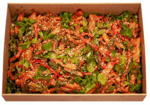 Tunisian Carrot Salad with Harissa & Dukkah