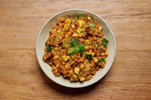 Moussaka Rice Pilaf - Plate