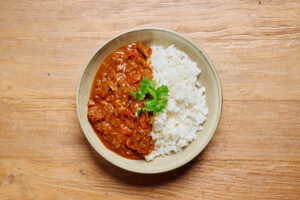 Beef Suqaar with Basmati Rice