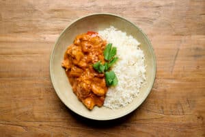 Butter Chicken With Rice
