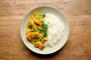 Chicken Korma With Rice