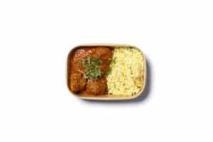 Moroccan Beef Meatballs With Rice